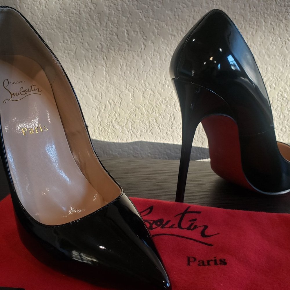 NIB Christian Louboutin Black Stilettos Size 9